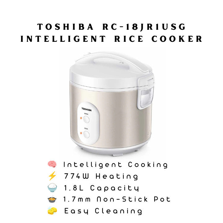 Toshiba RC-18JR1USG Intelligent Rice Cooker
