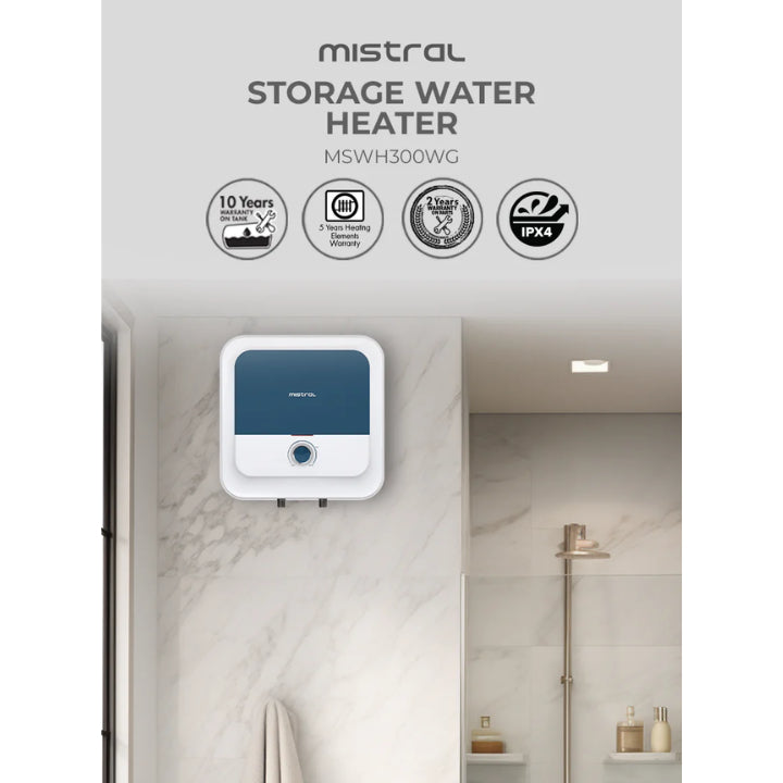 Mistral Storage Heater 15L & 30L ( MSWH150WG / MSWH300WG )
