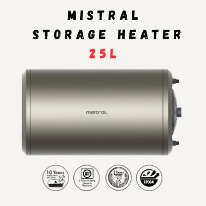Mistral  Storage Heater  25L & 35L ( MSWHZ25CG / MSWHZ35CG)