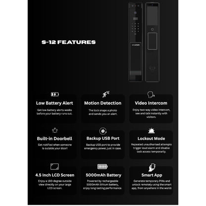 (Premium Quality) Hyundai S-12 Digital Door Lock