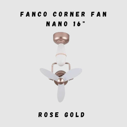 FANCO NANO 16" DC MOTOR CORNER FAN (Installation Service Please Contact Live Seller)