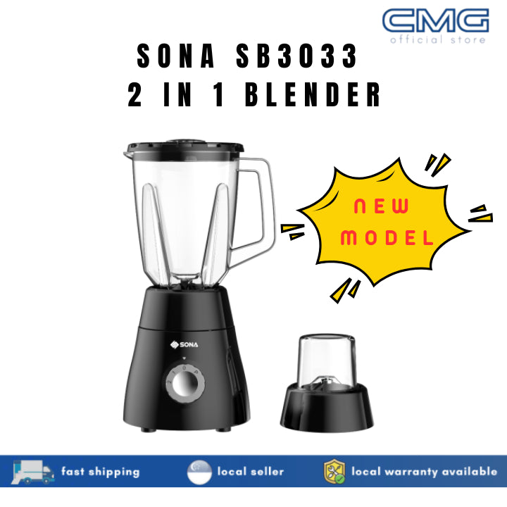 Sona 1.5L 2-In-1 Blender SB3033