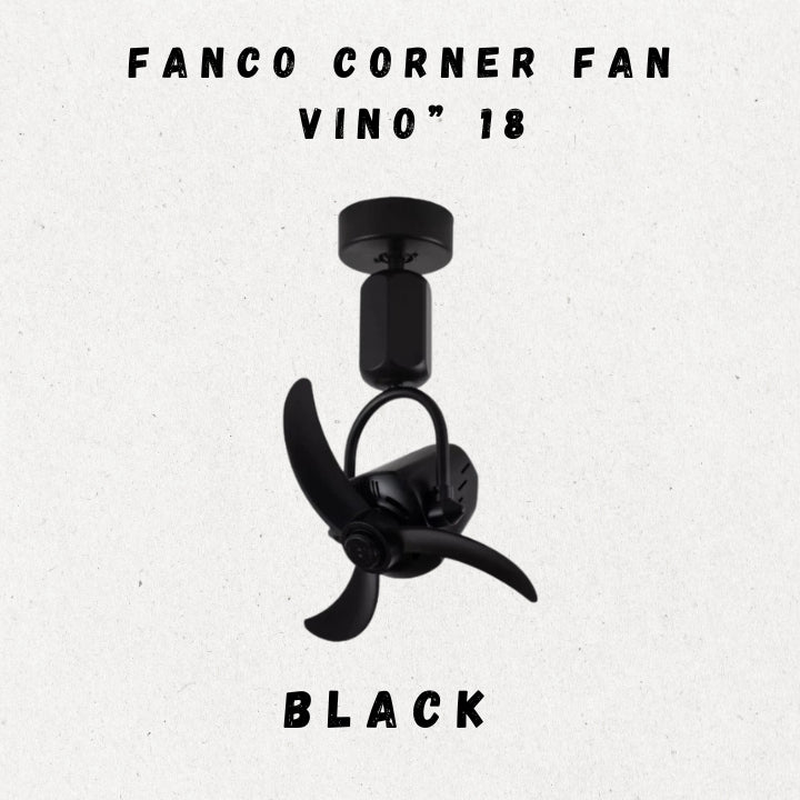 FANCO VINO 18" DC MOTOR CORNER FAN (Installation Service Please Contact Live Seller)