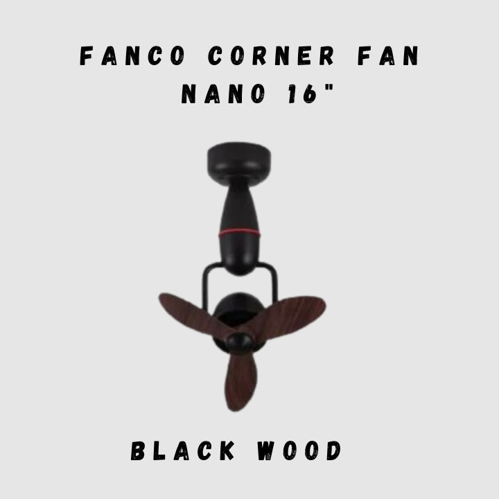 FANCO NANO 16" DC MOTOR CORNER FAN (Installation Service Please Contact Live Seller)