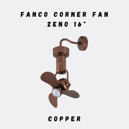 FANCO ZENO 16" DC MOTOR CORNER FAN (Installation Service Please Contact Live Seller)
