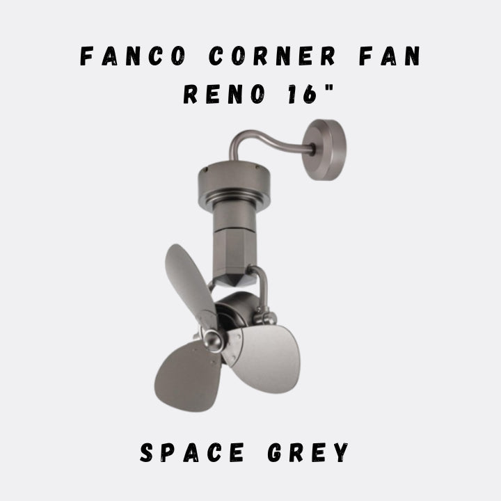FANCO RENO 16" DC MOTOR CORNER FAN (Installation Service Please Contact Live Seller)