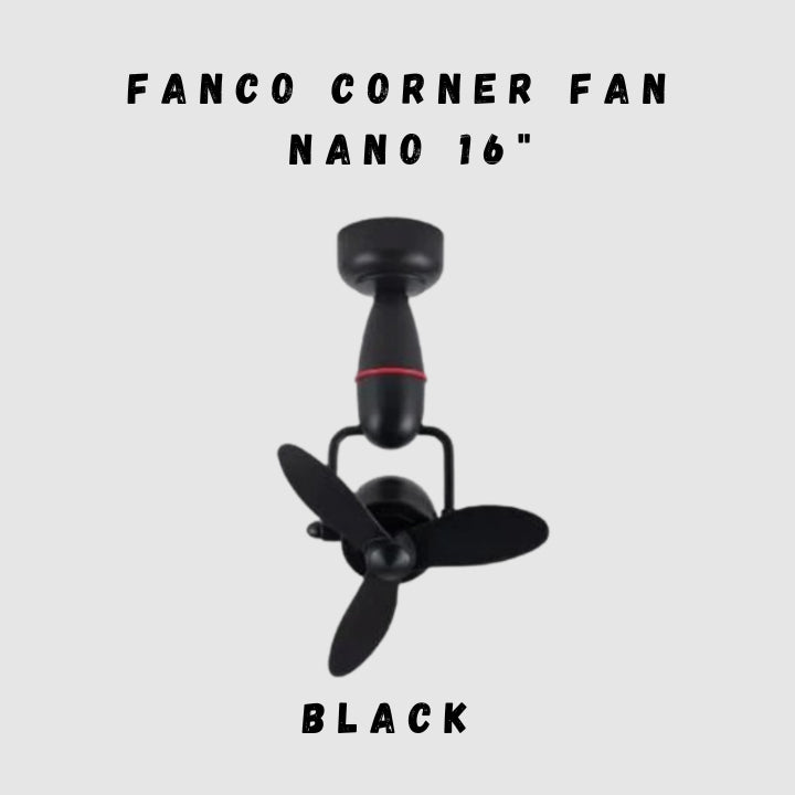 FANCO NANO 16" DC MOTOR CORNER FAN (Installation Service Please Contact Live Seller)