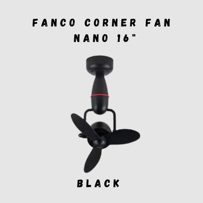 FANCO NANO 16" DC MOTOR CORNER FAN (Installation Service Please Contact Live Seller)