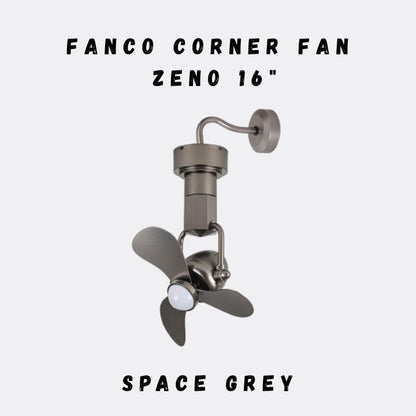 FANCO ZENO 16" DC MOTOR CORNER FAN (Installation Service Please Contact Live Seller)