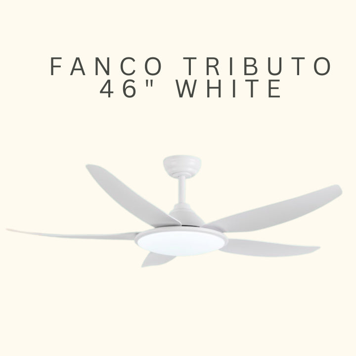 FANCO TRIBUTO 46" & 56"  DC MOTOR CEILING FAN (Installation Service Please Contact Live Seller)