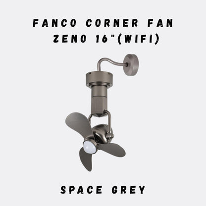 FANCO ZENO 16" DC MOTOR CORNER FAN (Installation Service Please Contact Live Seller)