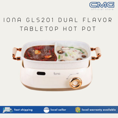 IONA GLS201 Dual Flavor Tabletop Hot Pot