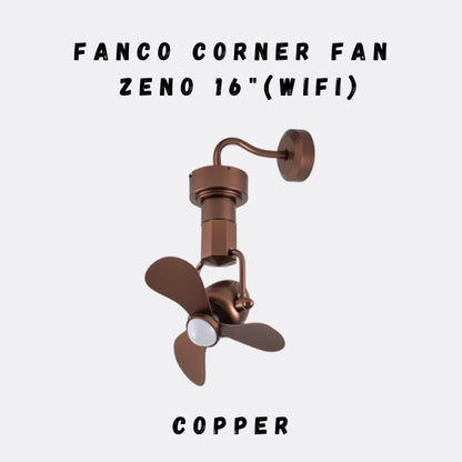 FANCO ZENO 16" DC MOTOR CORNER FAN (Installation Service Please Contact Live Seller)