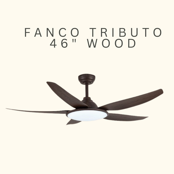 FANCO TRIBUTO 46" & 56"  DC MOTOR CEILING FAN (Installation Service Please Contact Live Seller)