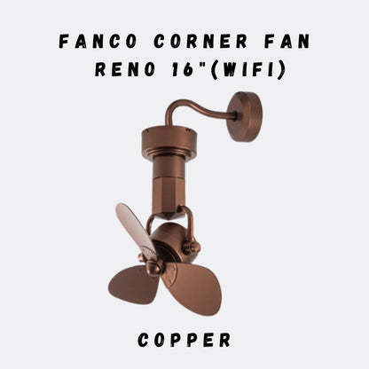 FANCO RENO 16" DC MOTOR CORNER FAN (Installation Service Please Contact Live Seller)