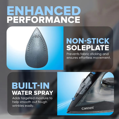 Cornell 1600 Watt Large Steam Iron CSIS66