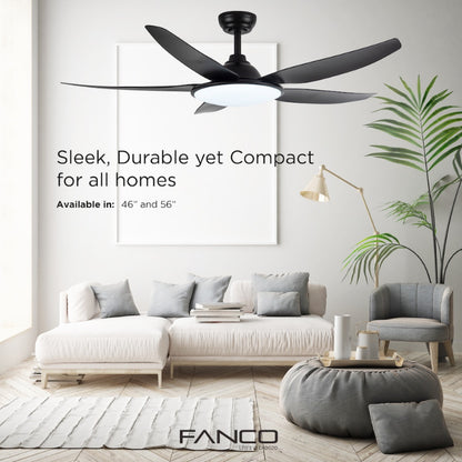 FANCO TRIBUTO 46" & 56"  DC MOTOR CEILING FAN (Installation Service Please Contact Live Seller)