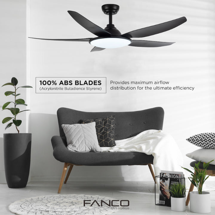 FANCO TRIBUTO 46" & 56"  DC MOTOR CEILING FAN (Installation Service Please Contact Live Seller)