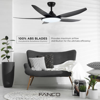 FANCO TRIBUTO 46" & 56"  DC MOTOR CEILING FAN (Installation Service Please Contact Live Seller)