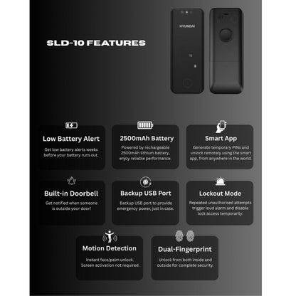 Hyundai SLD-10 Digital Gate Lock