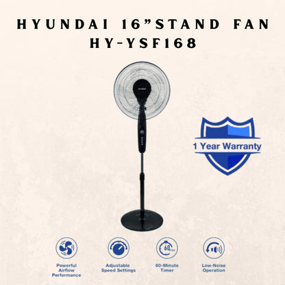 Hyundai 16”Stand fan HY-YSF168 Stand Fan