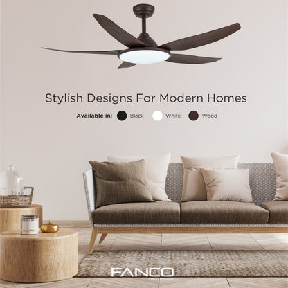 FANCO TRIBUTO 46" & 56"  DC MOTOR CEILING FAN (Installation Service Please Contact Live Seller)