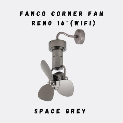 FANCO RENO 16" DC MOTOR CORNER FAN (Installation Service Please Contact Live Seller)