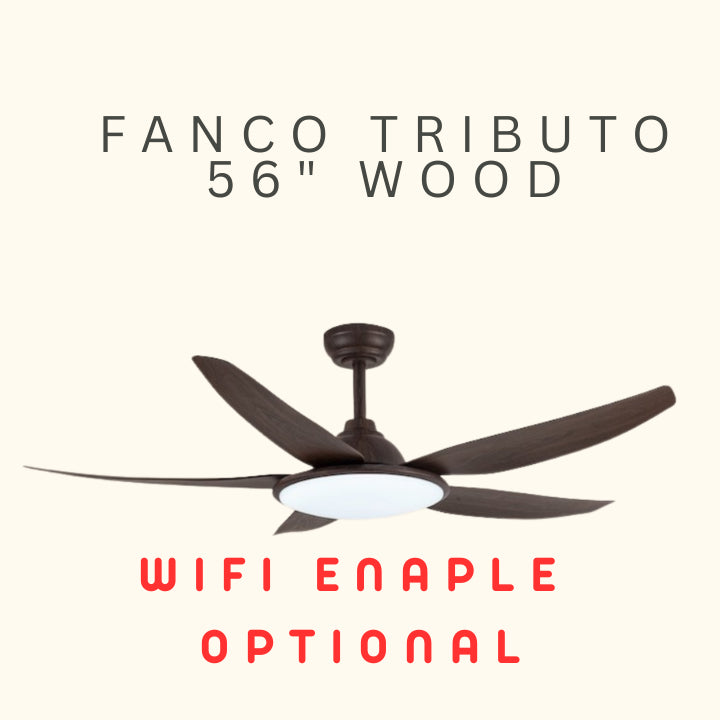 FANCO TRIBUTO 46" & 56"  DC MOTOR CEILING FAN (Installation Service Please Contact Live Seller)