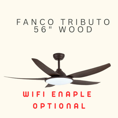 FANCO TRIBUTO 46" & 56"  DC MOTOR CEILING FAN (Installation Service Please Contact Live Seller)